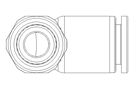 Elbow screw-in connector