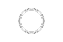 GLYD sealing ring RG 35x42.3x3.8 PTFE