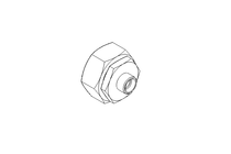 Reducing coupling L 42/15 St-Zn ISO8434