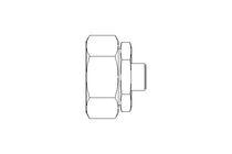 Reducing coupling L 42/15 St-Zn ISO8434