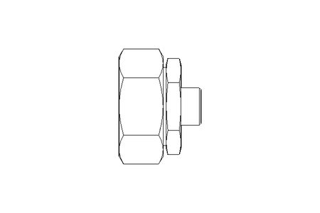 Reducing coupling L 42/15 St-Zn ISO8434