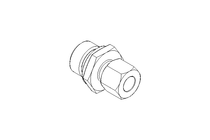 Rohrverschraubung L 10 G1/2" 1.4571