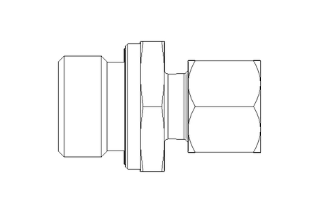 Rohrverschraubung L 10 G1/2" 1.4571