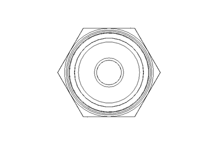 Raccord de tube L 10 G1/2" 1.4571