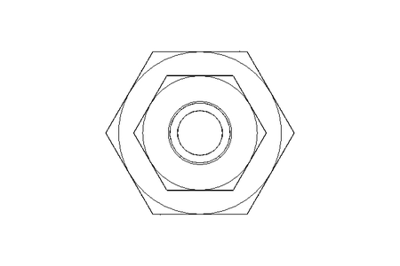 Rohrverschraubung L 10 G1/2" 1.4571