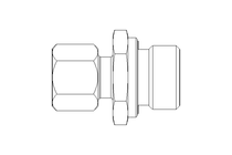 Rohrverschraubung L 10 G1/2" 1.4571