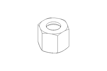 Накидная гайка L 10 G3/8" St-Zn DIN3870