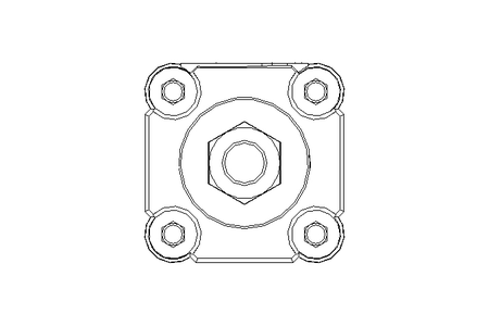 Doppelt wirkender Zylinder D40 Hub38