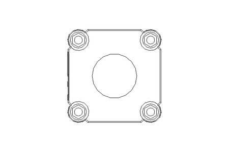 Doppelt wirkender Zylinder D100 Hub200