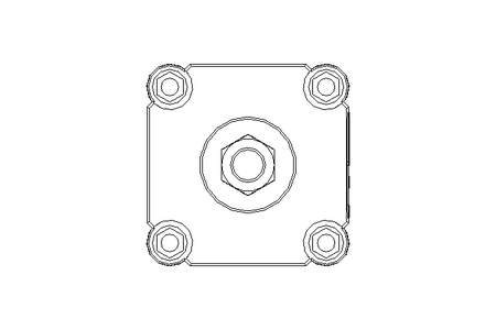 Doppelt wirkender Zylinder D100 Hub200