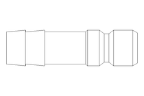 Kupplungsstecker Tülle LW 13