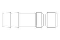 Kupplungsstecker Tülle LW 13