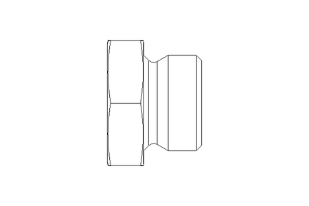 Blowing nozzle with elongated orifice