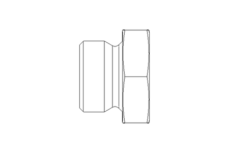 Blowing nozzle with elongated orifice