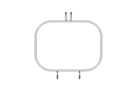 Manhole frame 160 AISI 316L