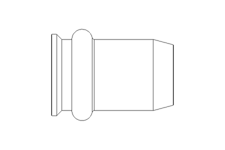 Inserto filettato cieco M5x7x12 A2