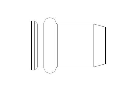 Inserto filettato cieco M5x7x12 A2