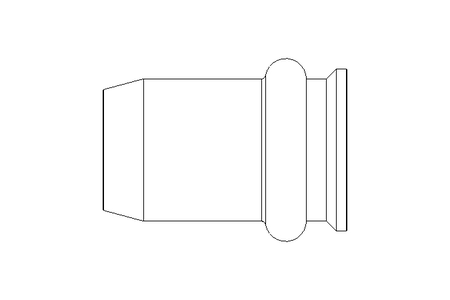 Bucha roscada para solda ponto M5x7x12