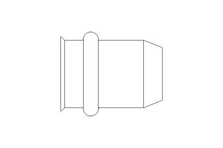 Blind rivet nut M6x9x14 A2