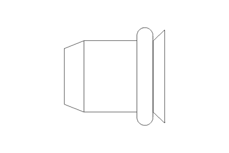 Inserto filettato cieco M6x8,98x22 A2