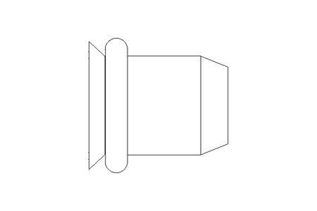 Inserto filettato cieco M6x8,98x22 A2