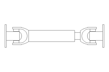 Eje articulado D=65 L1=280 L2=310