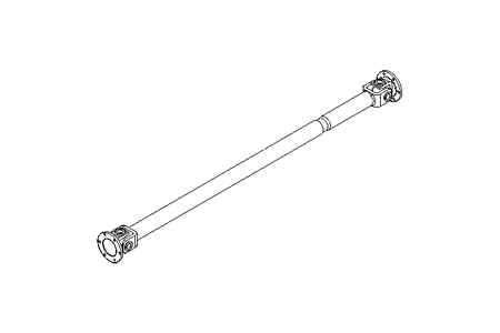 SHAFT       E100/6 L=1200/1250