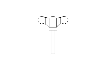 Flügelgriff M10x60 Novo Grip