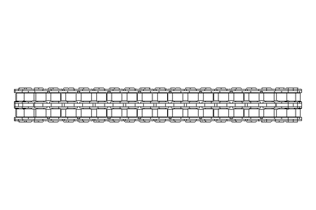 ROLLER CHAIN CPL. 12B-2 42 LINKS D8187