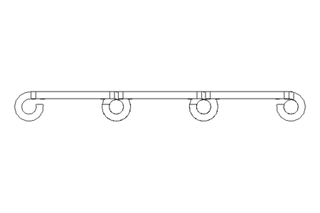 Flat-top chain SSE8157K750 B=190.5