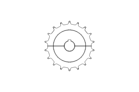 RODA DENTADA PARA CORRENTE