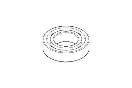 Deep groove ball bearing 61800 2RS 10x19