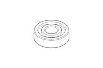 Deep groove ball bearing 6303 17x47x14