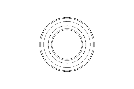 Deep groove ball bearing 6006 RS1 30x55