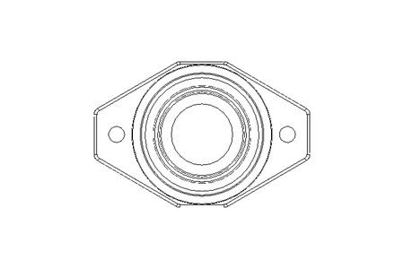 Palier-bride UCFL W 40x98x43,6