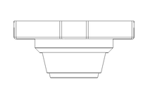 Flange bearing UCFL W 40x98x43.6