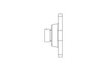 Flange bearing PCJT FA125 20x61x31