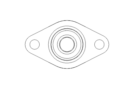 Cuscinetto flangiato PCJT 17x57x28,6