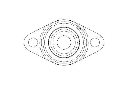 Flange bearing PCJT 17x57x28.6