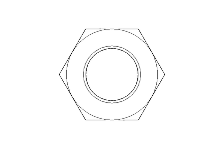 Hexagon nut M36 A4 DIN439