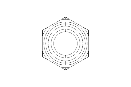 Hexagon nut M6 A4 DIN985