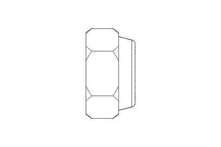 Porca sextavada M6 A4 DIN985