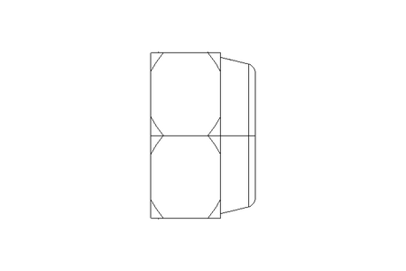 Hexagon nut M6 A4 DIN985