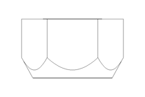 Porca sextavada M16 A4 DIN985