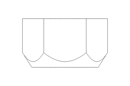 Hexagon nut M20 A4 DIN985