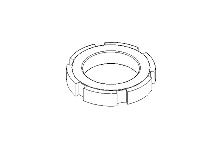 Slotted nut M45x1.5 A2 DIN1804