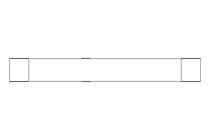 Passfeder DIN6885-1 AS 100x20x12