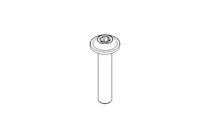 Screw M5x25 A2 Withoutstandard