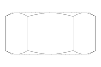 Écrou hexagonal M24x1,5 A4 DIN934