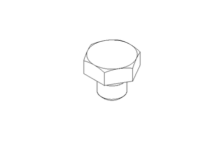 Hexagon screw M10x10 8.8 ISO4017